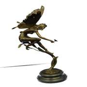 Mythical Bronze Fairy Angel Sculpture