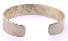 Vintage Sterling Silver American Indian Cuff Bangle
