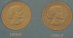 1979 & 1980 P,D,S US Dollar Coins Susan B. Anthony