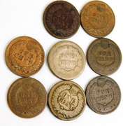 8 U.S. Indian Head Penny's