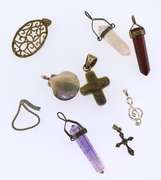 Sterling Silver Vintage Mixed Pendant Lot