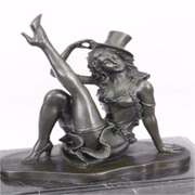 Jazz Dancer Dance Bronze Figurine Sculpture