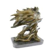 Gorgeous Bust Horse Head Bronze Sculpture