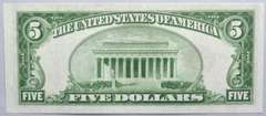 1928 B $ 5 Red Seal US Note