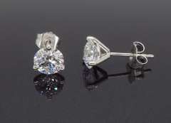 Classic 1.50CTW Diamond Stud Earrings