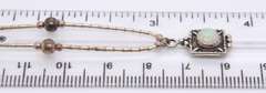 Vintage Sterling Silver Pendant on Chain Necklace