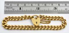 Vintage Gold Filled Bracelet with Lock