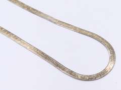 Vintage Sterling Silver Herringbone Necklace