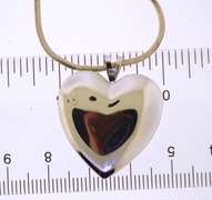 Italian Sterling Silver Heart Necklace