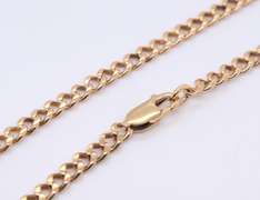 Excellent Yellow Gold Curb Link Chain