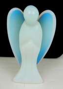 Vintage Miniature Opalescent Glass Angel