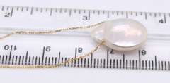 14KT Yellow Gold Necklace With Pearl pendant