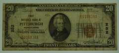 1929 Twenty Dollars $20 Brown Seal Bank Note
