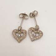 14kt White Gold & Diamond Earrings