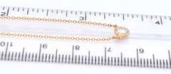 Classic 18kt YG Diamond Pendant Necklace