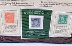 Ben Franklin 100 Year Stamp Folio