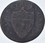 No Date New Jersey Pre-Federal Copper Cent