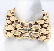 Fabulous Yellow Gold 2 Tone Diamond Flex Ring