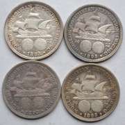 4 1893 Columbian Expo Comm Halves