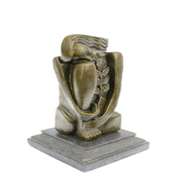 Woman Bronze Figurine