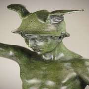 Flying Mercury Bronze Statue