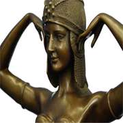 Skilled Romanian Dancer Bronze Sculpture