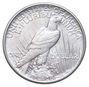 1921 Peace Silver Dollar