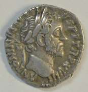 Needle-sharp Antoninus Pius Roman Silver Denarius, 138-161 AD