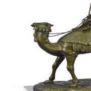 Leonard Camel Rider Pompeian Bronze Statue