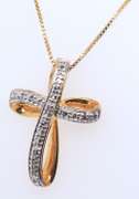 Sterling Silver Cross Pendant on Chain