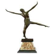 Egyptian Dancer Bronze Statue