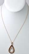 Rose Gold Plated Teardrop Pendant