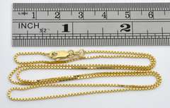 Practical 14k Box Link Necklace