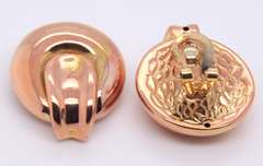 Charming Rose Gold Double Loop Knot Earrings