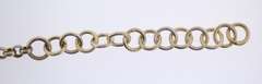 Sterling Silver Mother Of Pearl And Silver Disk Necklace