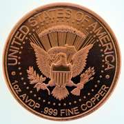Trump Vote in 2020 1 oz .999 Fine Copper Round