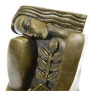 Woman Bronze Figurine