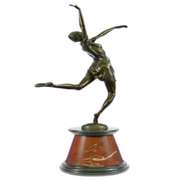 Leaping Dancer Bronze Statue