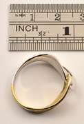 Modern Bi-Color Gold Ring