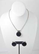 Earring & Necklace Set in Sterling