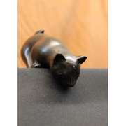 Desk Top Adorable Cat Bronze Sculpture