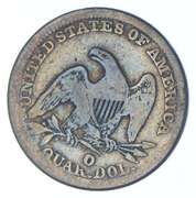 1854-O Seated Liberty Quarter - Arrows