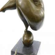Modern Art Cast Bronze Statue
