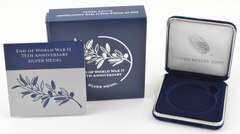 2020 End World War II 75th Anniv Silver Medal Ryder Signed COA NO COIN