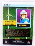 Justin Herbert 2021 Touchdown Masters Football Card
