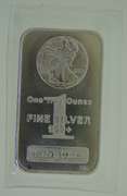 Walking Liberty Design .999 Fine 1 oz Highland Mint Silver Bar