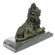 African Lion Wild Life Animal Edition Bronze Sculpture