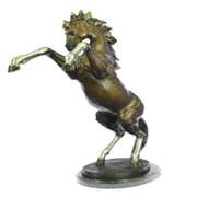 Muscular Toned Horse Bronze Sculpture