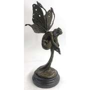 Fairy Fantasy Winged Bronze Sculpture