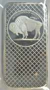 Super Cameo Prooflike Indian/Buffalo pure .999 fine 10 Troy oz bar in plastic.